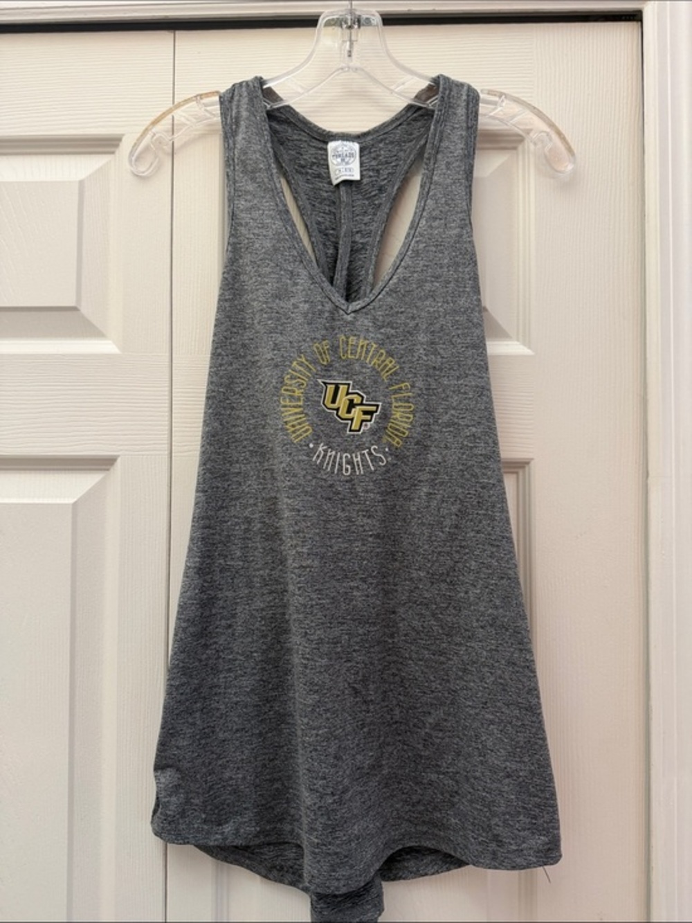Rivalry Threads Gray UCF Knights Racerback Tank
